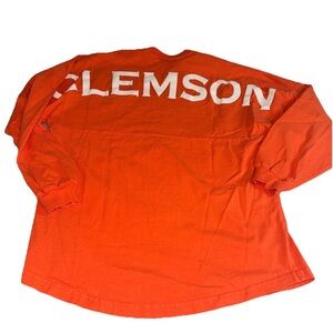Clemson University Spirit Shirt S Orange College